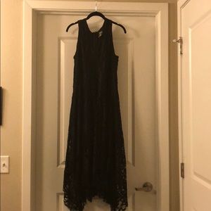 Black lace dress